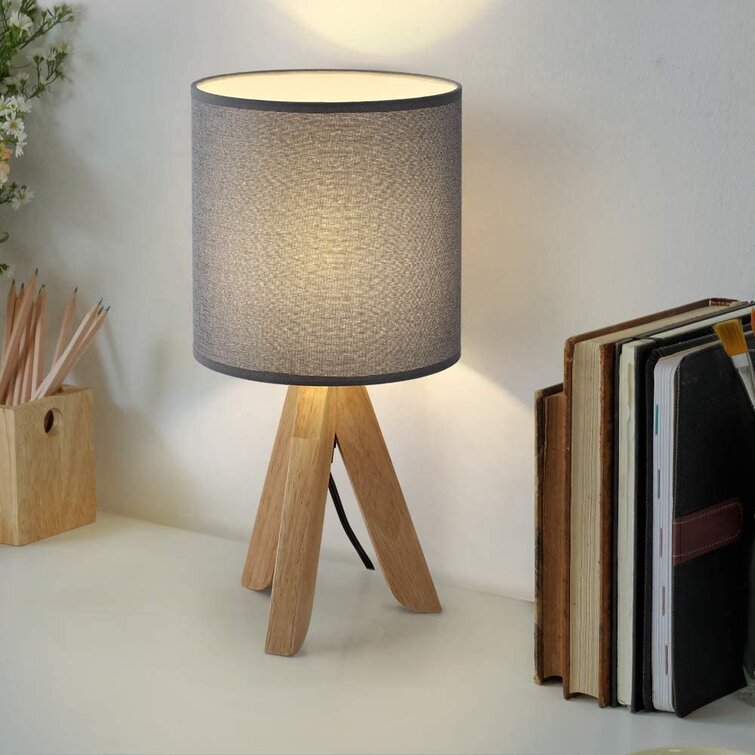 Seren Solid Wood Accent Lamp - Chic Decora