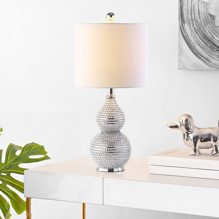 Shenna 20″ Silver Table Lamp - Chic Decora