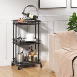 Sheredan Metal Bar Cart - Chic Decora