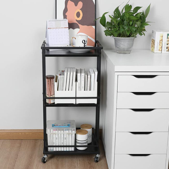 Sheredan Metal Bar Cart - Chic Decora