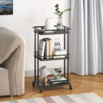 Sheredan Metal Bar Cart - Chic Decora