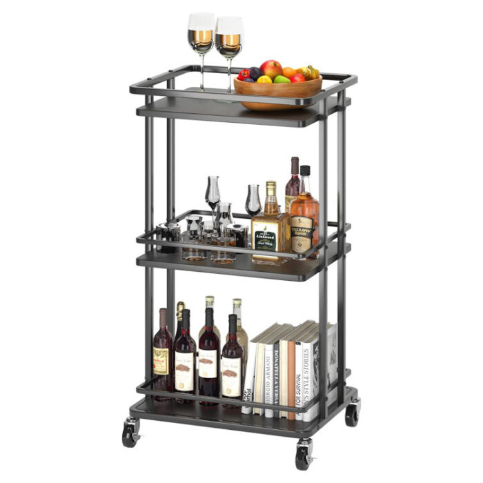 Sheredan Metal Bar Cart - Chic Decora