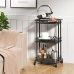 Stasia Metal Bar Cart - Chic Decora