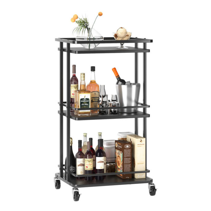 Stasia Metal Bar Cart - Chic Decora