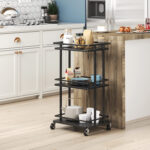 Stasia Metal Bar Cart - Chic Decora