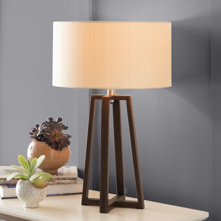 Stela Solid Wood Tripod Lamp - Chic Decora