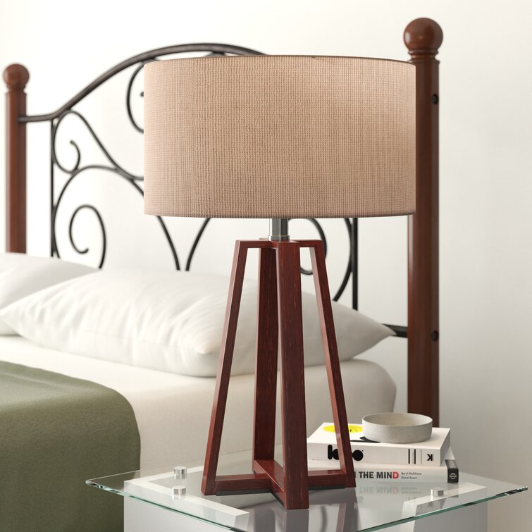 Stela Solid Wood Tripod Lamp - Chic Decora