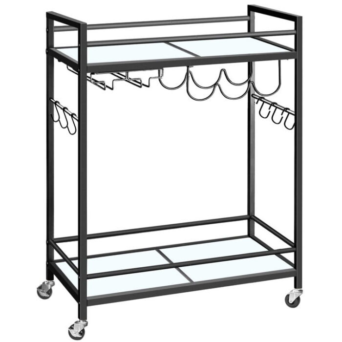 Tiedeman Metal Bar Cart - Chic Decora