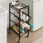 Tooborac Metal Bar Cart - Chic Decora