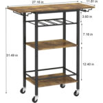 Tymetrius Metal Bar Cart - Chic Decora