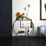 Vannoy Metal Bar Cart - Chic Decora