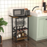 Vermontville Metal Bar Cart - Chic Decora