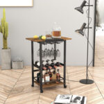 Vermontville Metal Bar Cart - Chic Decora