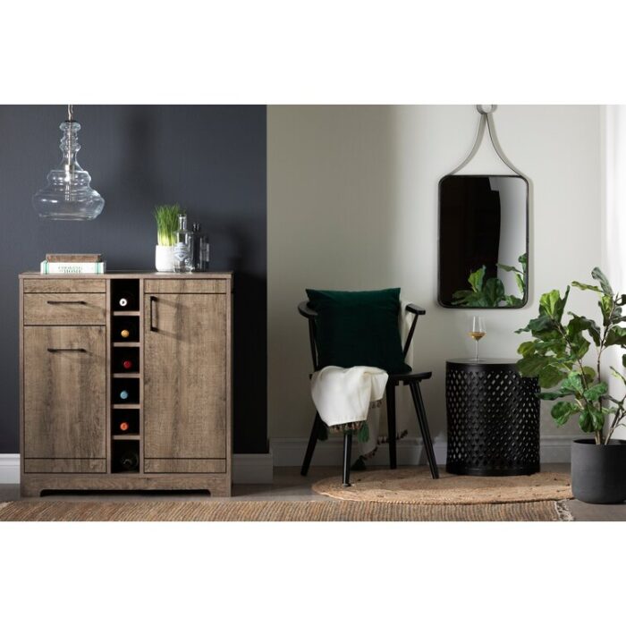 Vietti 35.63” Bar Cabinet - Chic Decora