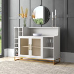 Wakeland 47.3” Bar Cabinet - Chic Decora