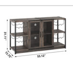 Wandalyn 55.12” Bar Cabinet - Chic Decora