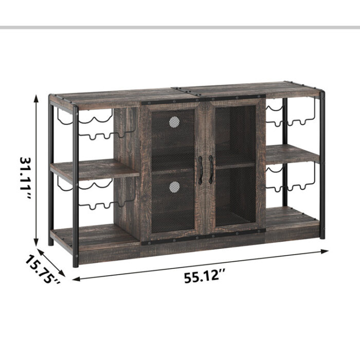 Wandalyn 55.12” Bar Cabinet - Chic Decora