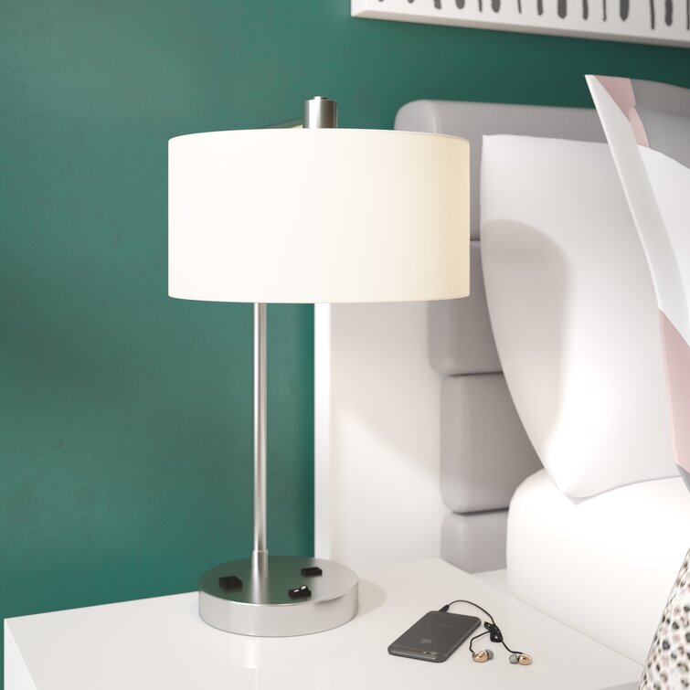 Whorton Metal USB Table Lamp - Chic Decora