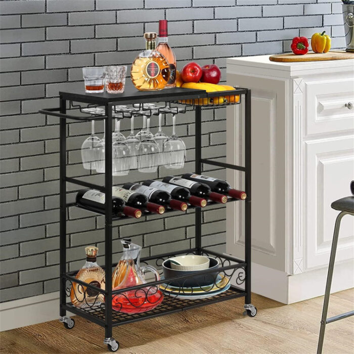 Willetton Metal Bar Cart - Chic Decora