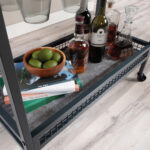 Wood Bar Cart - Chic Decora