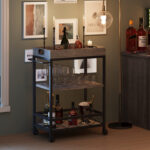 Yanisley Metal Bar Cart - Chic Decora