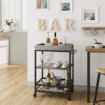 Yanisley Metal Bar Cart - Chic Decora