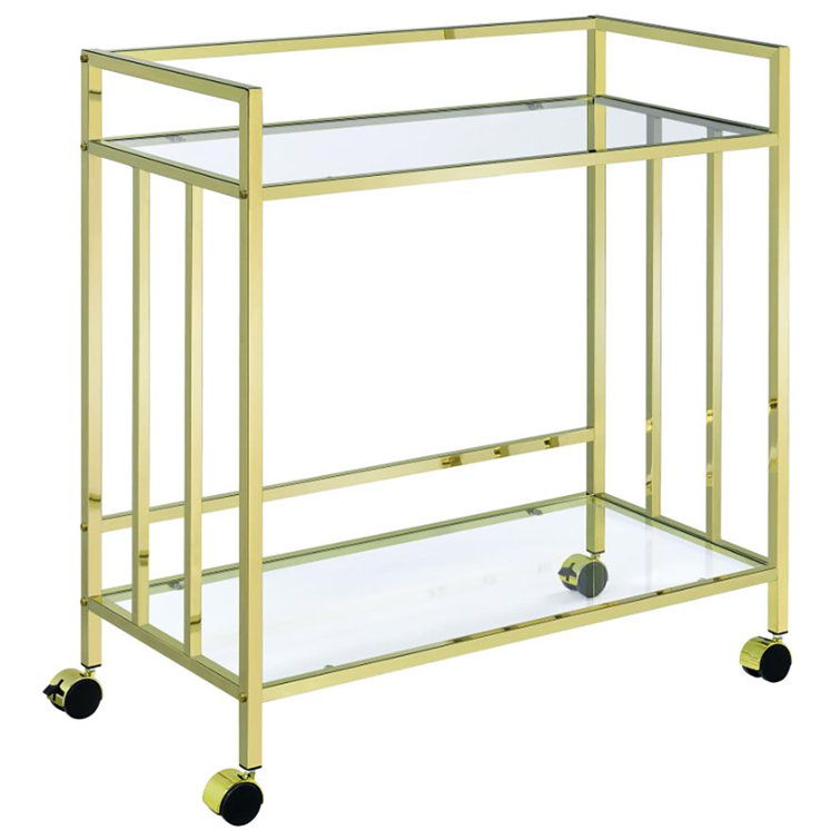 Yetac Metal Bar Cart - Chic Decora