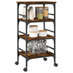 Yorklyn Metal Bar Cart - Chic Decora