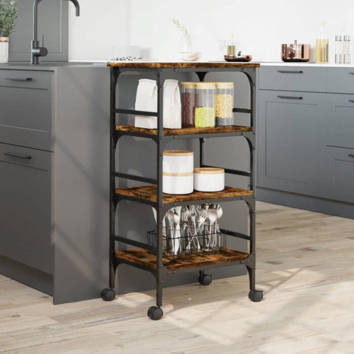 Yorklyn Metal Bar Cart - Chic Decora