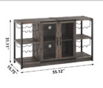 Wandalyn 55.12” Bar Cabinet - Chic Decora