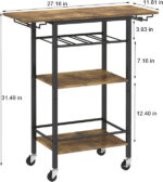 Tymetrius Metal Bar Cart - Chic Decora