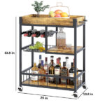 Heylin Bar Cart - Chic Decora