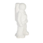 12″ Ceramic Astronaut Statue Contemporary White Figurine – 6″ x 5″ x 12″ - Chic Decora