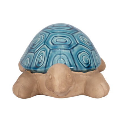 13″ Ceramic Tortoise Sculpture Decor For Home or Garden Decor – 13″ x 9″ x 6″ - Chic Decora