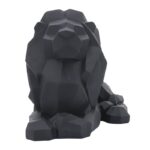 13″ Laying Lion Sculpture Contemporary Polyresin – 13″ x 6″ x 8″ - Chic Decora