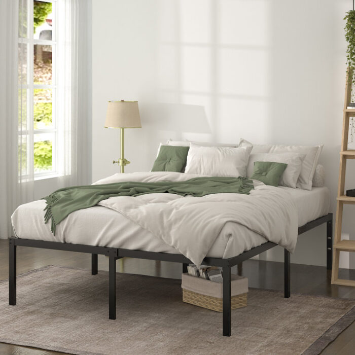 18.3” Metal Bed Frame - Chic Decora