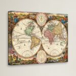 ” 1730 Map Of The World ” by Daniel Stoopendaal - Chic Decora