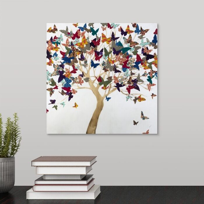 ” A Butterflys Journey ” by Sydney Edmunds Painting Print - Chic Decora