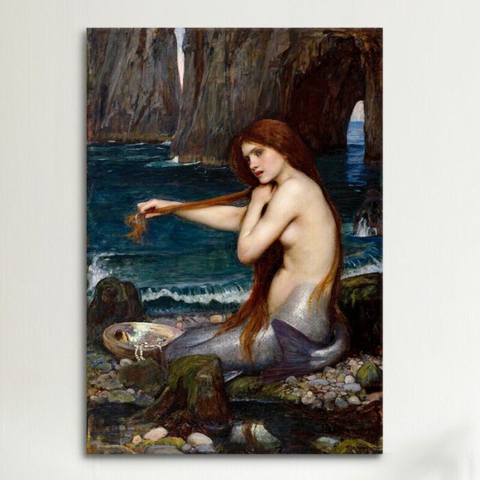 ” A Mermaid ” by John William Waterhouse - Chic Decora