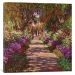 ” A Pathway In Monet’s Garden, Giverny, 1902 ” by Claude Monet Painting Print - Chic Decora