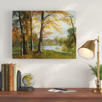 ” A Quiet Lake ” by Albert Bierstadt - Chic Decora