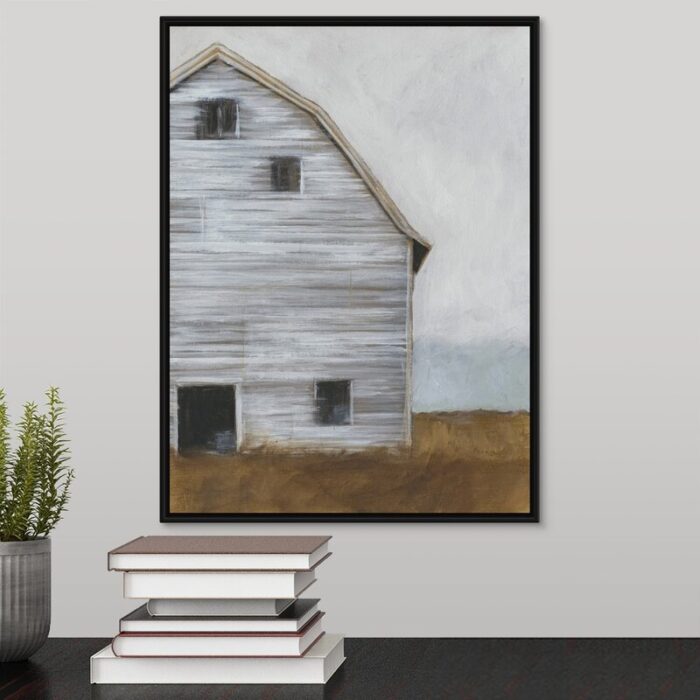 ” Abandoned Barn I ” by Ethan Harper Painting Print - Chic Decora