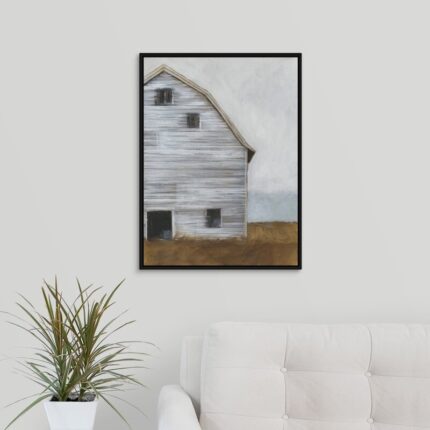 ” Abandoned Barn I ” by Ethan Harper Painting Print - Chic Decora