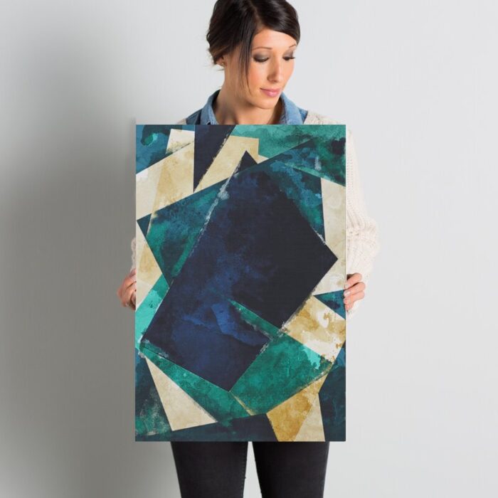 ” Abstract Abstracta Dos Geometric ” by No Artist - Chic Decora