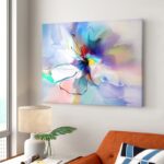 ” Abstract Creative Blue Flower “ - Chic Decora