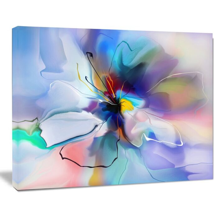 ” Abstract Creative Blue Flower “ - Chic Decora