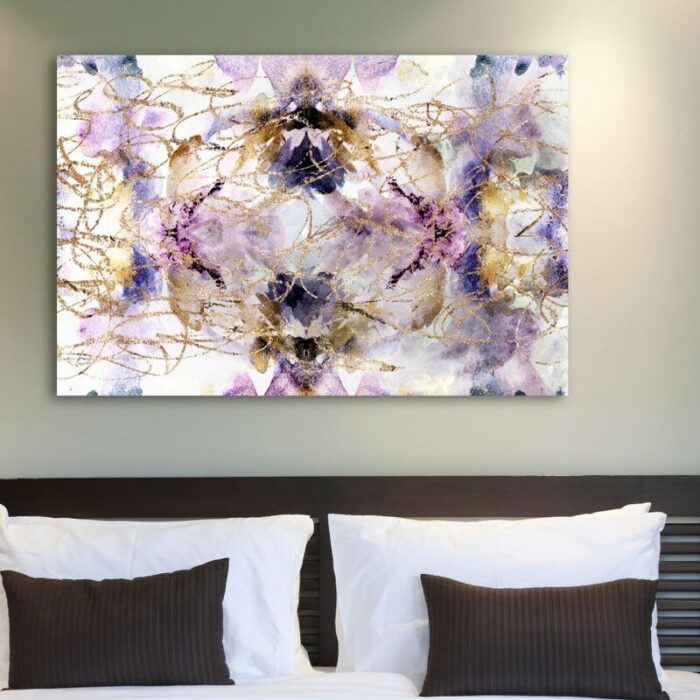 ” Abstract Her Own Way, Modern & Contemporary Purple ” by Oliver Gal - Chic Decora