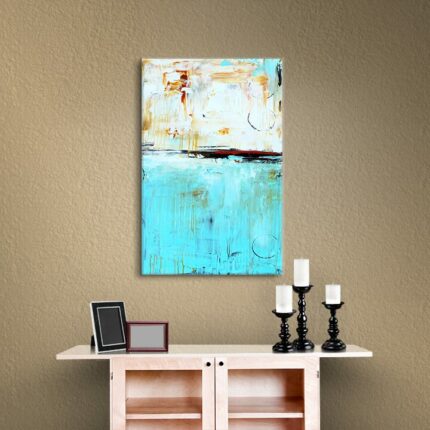 ” Abstract In Blue ” by Jolina Anthony - Chic Decora