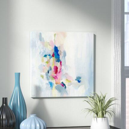 ” Abstract Mi Alegria, Modern & Contemporary Pink ” by Oliver Gal - Chic Decora