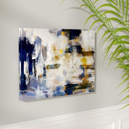 ” Abstract Nadando, Modern & Contemporary Blue ” by Oliver Gal - Chic Decora